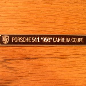 Porsche Carrera Metal Display Plaque