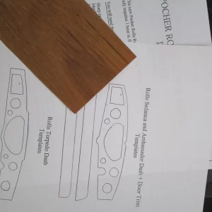 Pocher 1/8 Scale Rolls Royce Phantom Torpedo Mahogany Wood Dash Interior Transkit