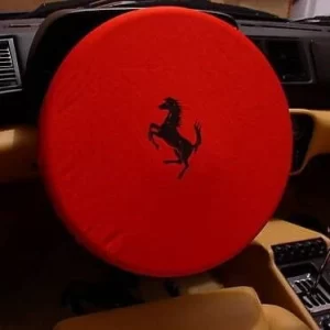 OEM Ferrari Satin Steering Wheel Cover 550 308 328 348 355 360 430 Testarossa