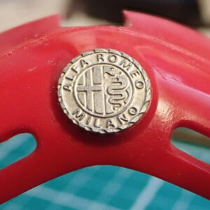Pocher 1/8 Alfa Romeo Metal Radiator Emblem Badge