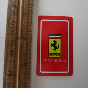 Ferrari Club Of America Badge Sticker