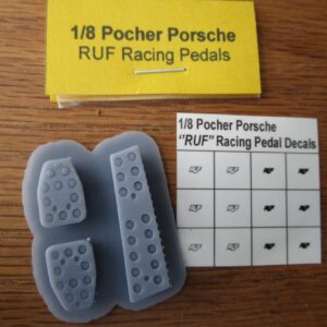 Pocher 1/8 Porsche RUF Racing Pedal Set
