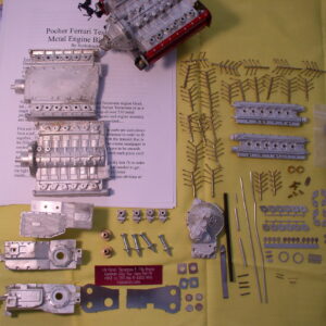 Pocher 1/8 Ferrari Testarossa Metal Engine Block Kit (Last One)