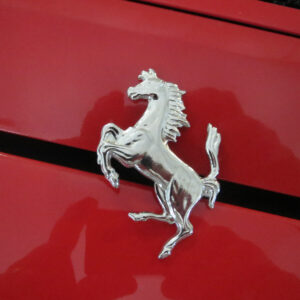 OEM Ferrari Cavallino 3 Inch 7.5 Cm Sculpted Horse Emblem 308 348 Mondial Badge